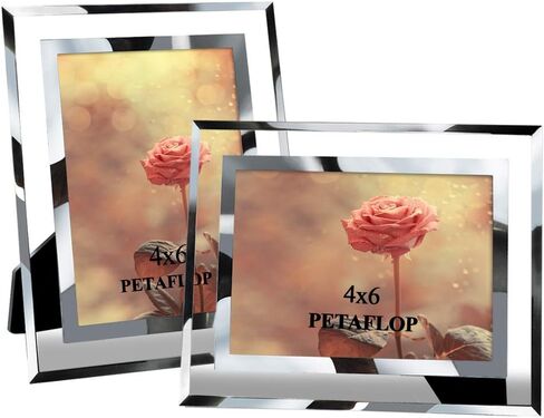 PETAFLOP 5x7 Picture Frames Perfect for Family Office Table Decorations, Set of 2 clear in Kuwait