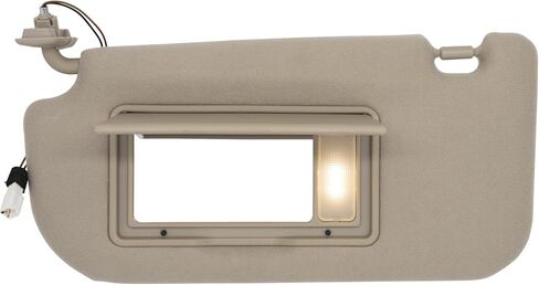 NHILES Driver Left Side Sun Visor Replacement Fits for KIA Sportage 2005-2010 Sunshade Without Light 85202-1F090EZ Color Beige in Kuwait