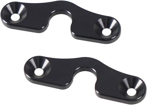 Aluminum Alloy Sun Visor Repair Kit Heavy Duty Upgraded Visor Mounting Clips Fit for Wrangler 2018-2023 Fit for Wrangler JK 2018 Fit for Gladiator 2020 2021 2022 2023-2PCS in Kuwait