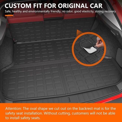 حصيرة أرضية powoq متوافقة مع 2023 2024 Lexus RX350 RX350H RX500H حصيرة مسند الظهر بديلة لملحقات Lexus (تناسب 2023 2024 Lexus RX350 RX350H RX500H، حصيرة صندوق السيارة + حصيرة مسند الظهر + حصيرة الأرضية) in Kuwait
