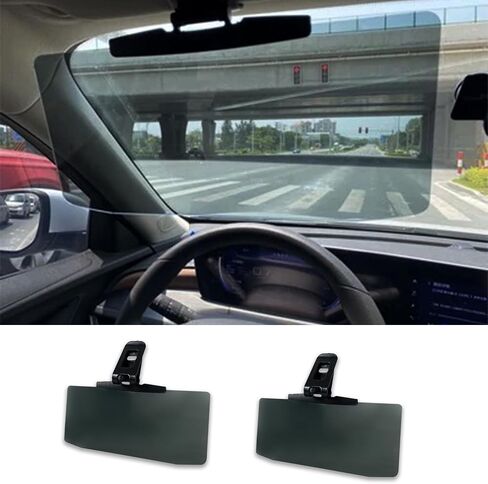 Sun Visor for Car, Car Visor Extender Sun Blocker, Universal Anti-Glare Polarized Sun Visor Extender, Adjustable Car Visor Extension Protect from Sun Glare, Snow Blindness and UV Rays (1PCS) in Kuwait