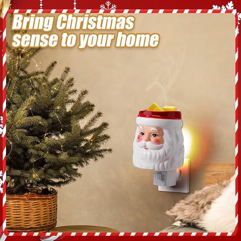 4 قطع عيد الميلاد الشمع تذوب أكثر دفئا الجدار المكونات سانتا كلوز الشمع دفئا المكونات الكهربائية في عيد الميلاد شمعة الشمع دفئا الشمع المعطرة مكعب ذوبان لعيد الميلاد الديكور المنزل غرفة نوم غرفة المعيشة مكتب هدية in Kuwait
