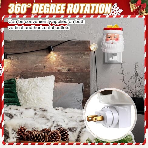 4 قطع عيد الميلاد الشمع تذوب أكثر دفئا الجدار المكونات سانتا كلوز الشمع دفئا المكونات الكهربائية في عيد الميلاد شمعة الشمع دفئا الشمع المعطرة مكعب ذوبان لعيد الميلاد الديكور المنزل غرفة نوم غرفة المعيشة مكتب هدية in Kuwait