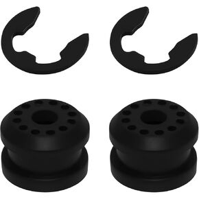 2 PCS Transfer Case Shift Linkage Bushing for Dodge Ram 1500 2500 3500, Shifter Linkage Control Lever Bushing Grommet with 2 E-clips,Shift Linkage Repair Kit Replace OEM#68078974AA 68078975AA