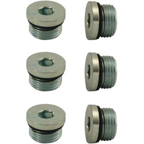 Moroso PLUG, STEEL -8AN, 3/4-16, WITH O-RING