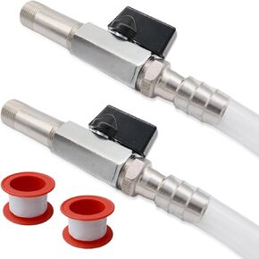 5401 Oil Drain Valve With hose fit for Genuine Compatible with B-ri & S-tra Part Thread Pitch (3/8 x 18 NPTF) ;Material stainless steel(2pcs)