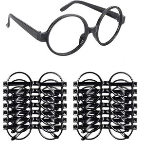 Wizard glasses with round frame,no lenses for Kid Birthday Party, Halloween, St. Patrick's Day Decoration