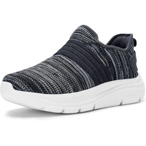 FitVille Mens Slip on Shoes Wide Width Mesh Mens Walking Shoes Wide Lightweight Mens Slip on Sneakers Wide Width V3