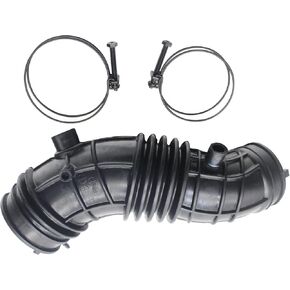 Unifizz Car Engine Air Cleaner Intake Hose with Clamps Compatible with 2008-2012 HO-NDA Accord 2.4L -Intake Filter Tube Replaces 17228-R40-A00 696-052 Air Intake Duct Tube Boot