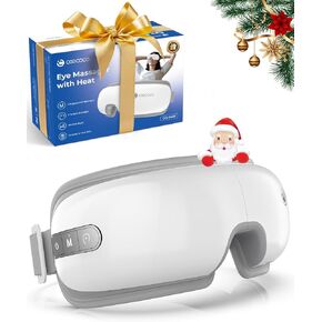 CooCoCo Heated Eye Massager, Eye Care Gifts for Women, Mom, Heated Eye Mask for Migraine & Headache Relief, Dry Eyes, Improved Sleep, Eye Care