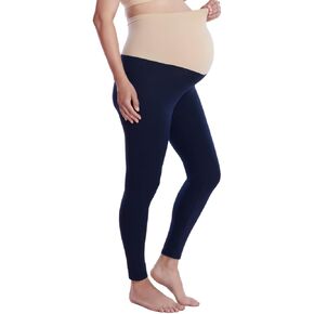 Motherhood Maternity Women's Essential Stretch Full Length Secret Fit Over The Belly Pregnancy Legging