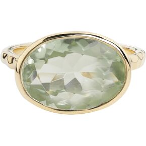 خاتم YoTreasure الجمشت الأخضر "رمز الحب" من الذهب الأصفر عيار 14 قيراط الصلب أكثر من 925 مجوهرات من الفضة الاسترليني in Kuwait