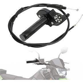 7/8" 22mm Quick Twist Throttle Assembly + Throttle Cable CNC Univerdal for CRF50 CRF110 CRF125F CRF250F CT200U CT200U-EX BT200X XR 70 SSR 125 110 50 Dirt Pit Bike Mini Bike Red