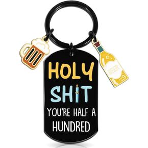 50th Birthday Gifts For Him 50 Year Old Gifts For Men 50th Birthday Gifts For Men Funny Gifts For 50th Birthday Man 50th Birthday Gag Gifts For Men Best Gifts 50th Birthday Keychain