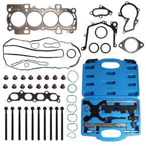 Engine Head Gasket Set 1.6L Timing Tool Kit Fits for Ford Fiesta 1.6L 2011-2016 Replace# HGS4313 303-1097 303-748 303-1550 303-1552 ES72797