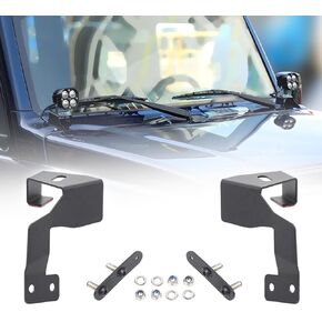Light Mount Bracket A-Pillar LED Work Lamp Mounting Brackets Holder for Suzuki Jimny 2019 2020 2021 2022 2023 2024 Exterior Accessories (Left + Right)