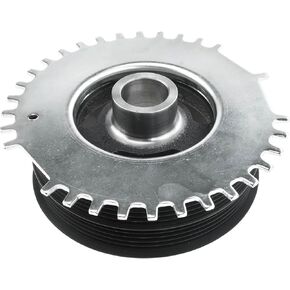 A-Premium Engine Harmonic Balancer Crankshaft Pulley Compatible with Mazda 3 2006-2013, 3 Sport 2009-2013, 5 2008-2010, Tribute 2009, DOHC L4 2.0L 2.3L 2.5L, Petrol, Replace# LFE511400, LFR511400