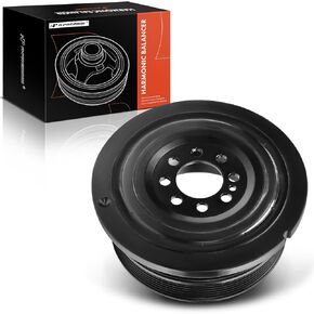 A-Premium Engine Harmonic Balancer Crankshaft Pulley Compatible with BMW X5 2004-2006 4.4L 4.8L, 528i 2011, 545i 2004-2005, 550i 2006-2010, 745i 745Li 2002-2005, 750 750Li 2006-2009, 645Ci, 650i