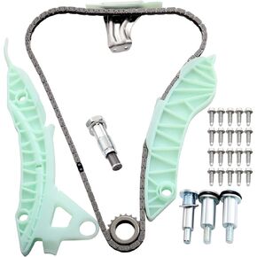 OCPTY Timing Chain Kit Compatible with 2007 2008 2009 2010 2011 2012 2013 For Mini Cooper,2013 For Mini Cooper Paceman 1.6L TK1100
