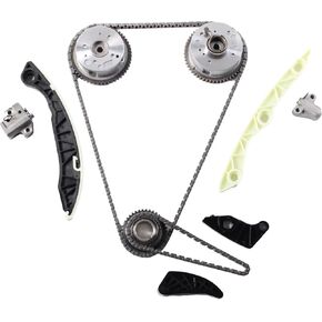 5047021AA Engine Timing Chain Kit with Camshaft VVT Sprocket Timing Gear fit for 2007-2017 Dodge Avenger Caliber Journey Chrysler 200 Sebring Jeep Compass Patriot 2.0 2.4L 4884868AB