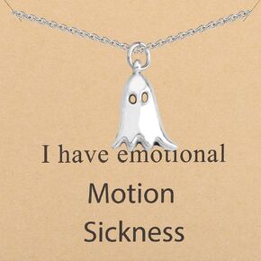 CYTING Gothic Jewelry Music Lover Gift Ghost Tour Necklace With Message Card Singer Fan Gift Skeleton Inspired Gift