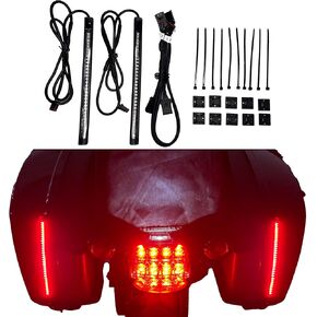 Low Rider ST Saddlebag Lights Fit for Harley Davidson Low Rider ST, Running/Brake/Amber Turn Signals