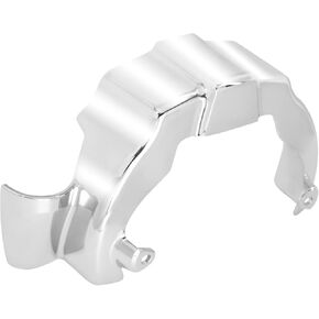 HDBUBALUS Chrome Transmission Shroud Cover Fit For Harley Touring Street Glide Road King 2017-2023