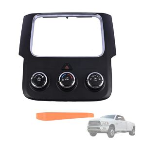 AC Heater Climate Control Unit Heat Defrost w/Panel Frame 68268189AA 68226600AA Compatible with Dodge Ram 1500 2500 3500 2013-2018 A/C Temperature Control Switch Module