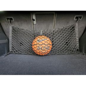 Back Seat Style Automotive Elastic Trunk Mesh Cargo Net for Audi Q5 2018-2024 - Premium Trunk Organizers and Storage - Luggage Net for Crossover - Best Car Organizer for Audi Q5
