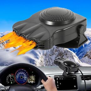 12V Car Heater Portable Multi-Function Efficient 150W Car Heater That Plugs into Cigarette Lighter Convenient and Safe Operation Car Portable Heater and Defroster for All Weather Use in Kuwait