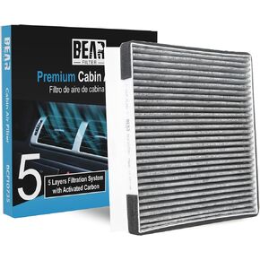 Cabin Air Filter - for Genesis G70 G80 G90 GV70 GV80 Electrified Hyundai Santa Fe Equus Genesis Kia K900 Stinger Telluride for Years 2024 2023 2022 2021 2020 2019 2018 2017 24-11 BCF10735
