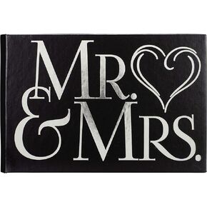 Malden International Designs Wedding Celebrations Mr & Mrs Brag Book Photo Album, 40-4x6, White