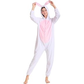 زي الحيوانات للجنسين للبالغين، ملابس منزلية من القطيفة للحيوانات ذات القلنسوة للبالغين، بدلة عيد الهالوين للنساء والرجال in Kuwait