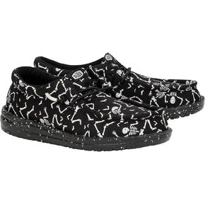 Hey Dude Men's Wally T Skeleton Feet (Toddler) Sneaker