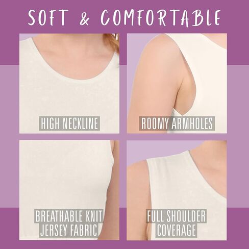 Kosher Casual Modest High Neck Crop Tank, Women’s Sleeveless Full Shoulder Top in Kuwait