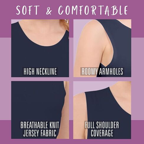 Kosher Casual Modest High Neck Crop Tank, Women’s Sleeveless Full Shoulder Top in Kuwait