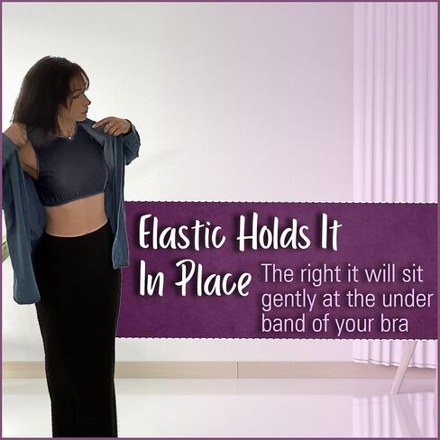 Kosher Casual Modest High Neck Crop Tank, Women’s Sleeveless Full Shoulder Top in Kuwait