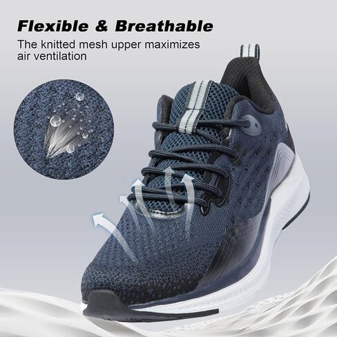 Running Shoes for Men Lightweight Breathable Non Slip Walking Shoes Athletic Sneakers Workout Gym Tennis Shoes in Saudi Arabia