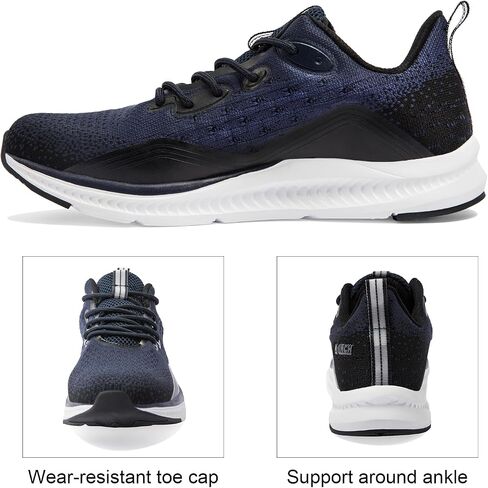 Running Shoes for Men Lightweight Breathable Non Slip Walking Shoes Athletic Sneakers Workout Gym Tennis Shoes in Saudi Arabia