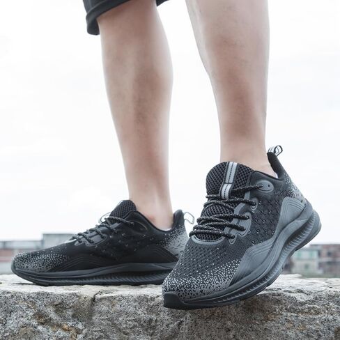 Running Shoes for Men Lightweight Breathable Non Slip Walking Shoes Athletic Sneakers Workout Gym Tennis Shoes in Saudi Arabia