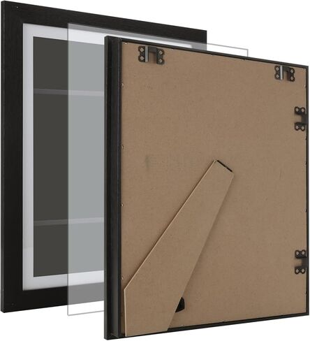 2 قطعة إطار فني للأطفال مقاس 11 × 14 إطارًا للأطفال عمل فني أمامي مفتوح للأطفال إطار عرض أعمال فنية مقاس 0.8 بوصة عمق داخلي إطارات صور سوداء لرسم الأطفال، والمشروعات الفنية، وإطارات صور خشبية in Kuwait