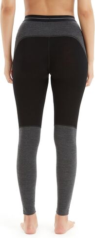 Icebreaker 260 Zoneknit Leggings Black/Jet Heather LG in Saudi Arabia