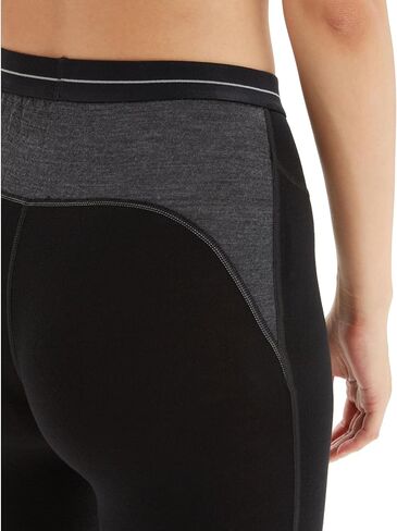 Icebreaker 260 Zoneknit Leggings Black/Jet Heather LG in Saudi Arabia