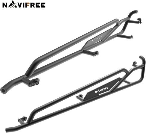 روك سلايدرز | Tree Kickers مناسب لـ Polaris RZR XP 1000 (انظر الإعداد) | 4 مقاعد | حراس الصخور الثقيلة | طلاء مسحوق مقاوم | تركيب الترباس in Kuwait