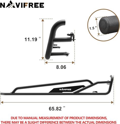 روك سلايدرز | Tree Kickers مناسب لـ Polaris RZR XP 1000 (انظر الإعداد) | 4 مقاعد | حراس الصخور الثقيلة | طلاء مسحوق مقاوم | تركيب الترباس in Kuwait