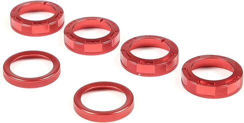 غطاء مقبض زر تبديل مكيف الهواء متوافق مع INEOS Grenadier 2020-2024 سبائك الألومنيوم زر تيار متردد ملحقات السيارة الداخلية مقبض وحدة التحكم المركزية (أحمر) in Kuwait