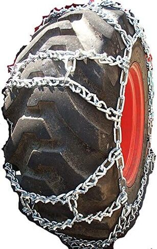 TireChain.com سلاسل إطارات V-BAR Duo Trac Trac 12.4-16 جرار، بسعر لكل زوج in Saudi Arabia