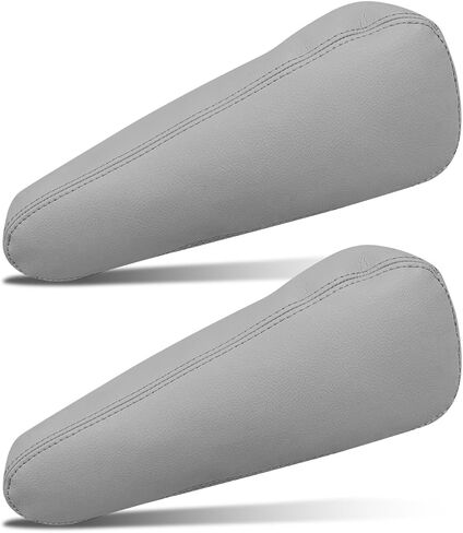 Auto Armrest Cover Fit for Lexus GX470 2003 2004 2005 2006 2007 2008 2009 Microfiber Leather, A Pair of Ivory Beige in Saudi Arabia