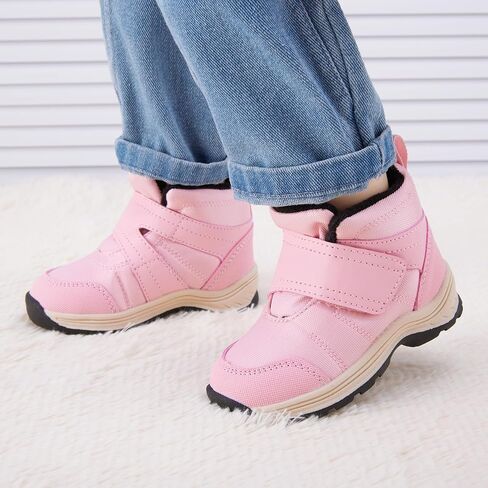 BMCiTYBM طفل الشتاء أحذية التنزه الفتيان الفتيات أحذية ثلج مقاومة للماء نونسليب خفيفة الوزن عالية أعلى أحذية رياضية في الهواء الطلق للطقس البارد in Kuwait