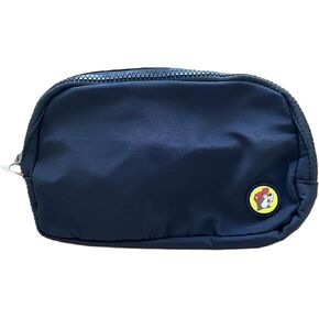 Buc-ee's Black Fanny Pack with Beaver Logo, Dual Zippered Compartments